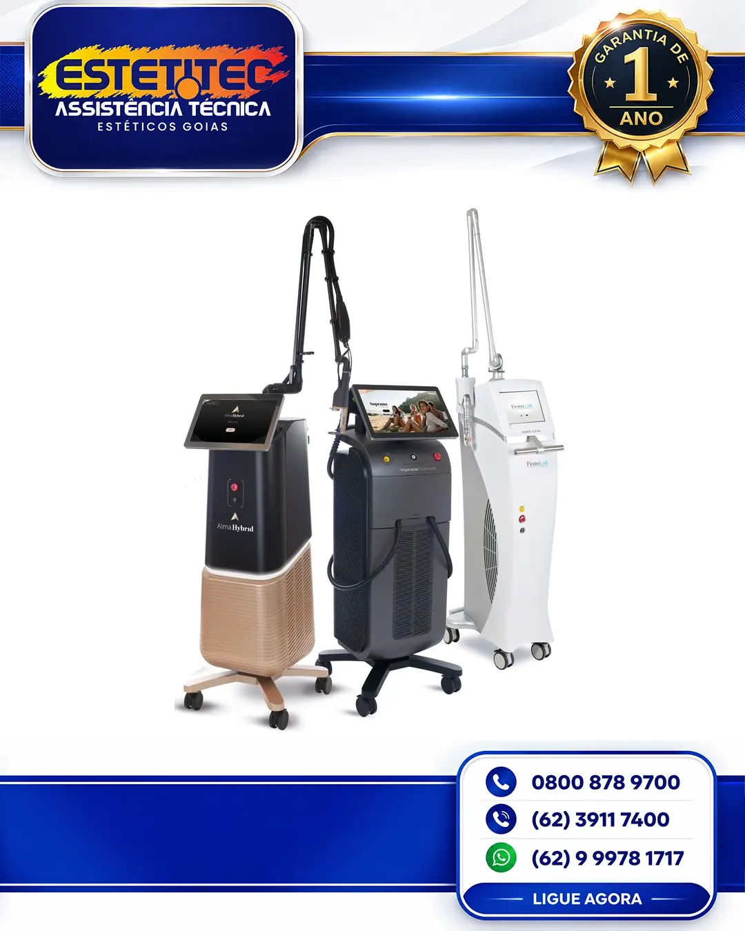 ASSISTÊNCIA TÉCNICA ALMA LASER LASERS NO BRASIL
