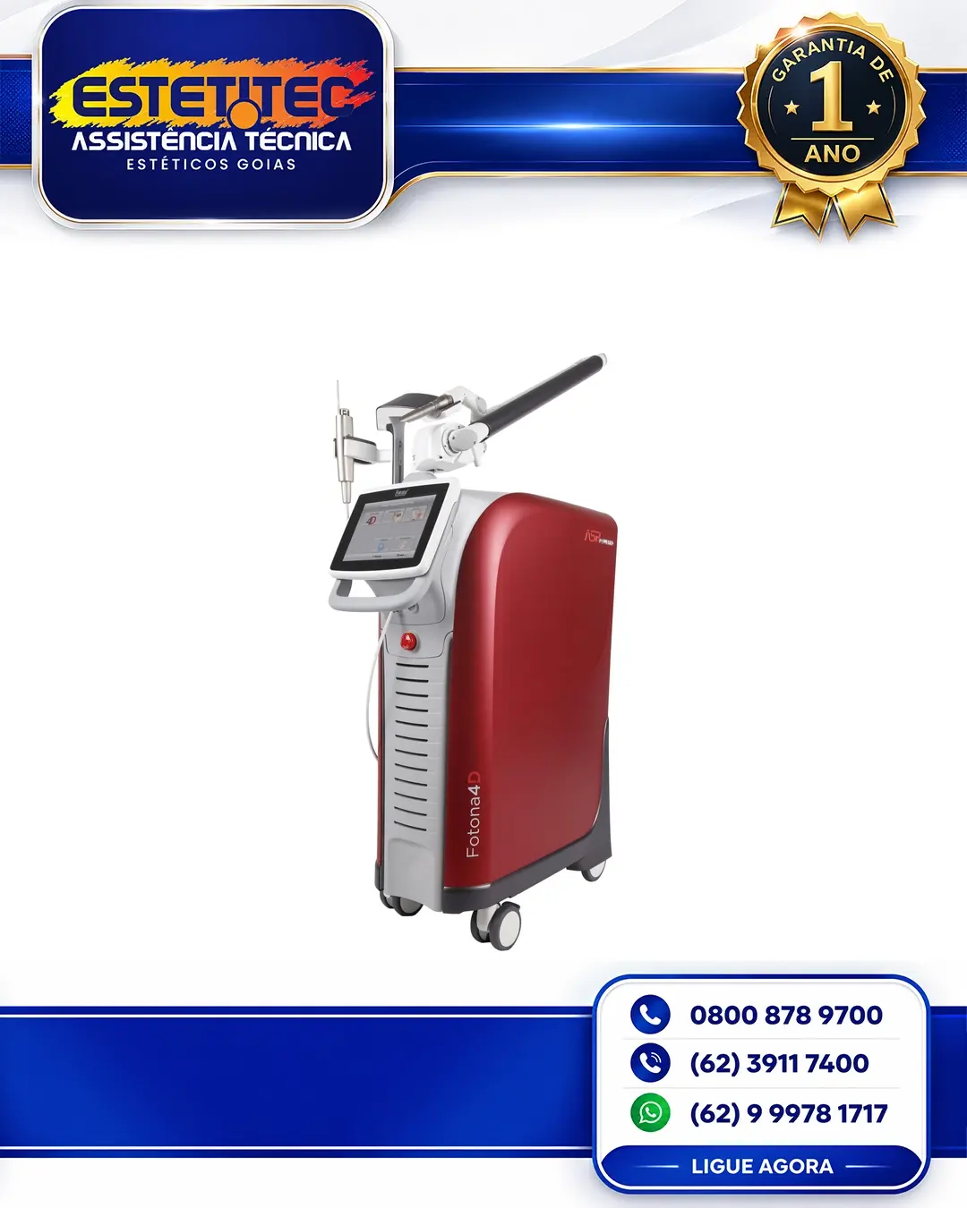 ASSISTÊNCIA TÉCNICA FOTONA TIMEWALKER FOTONA4D SANTA CATARINA
