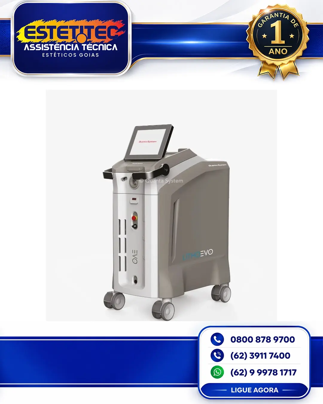 ASSISTÊNCIA TÉCNICA QUANTA SYSTEM ULTRALIGHT EVO CURITIBA
