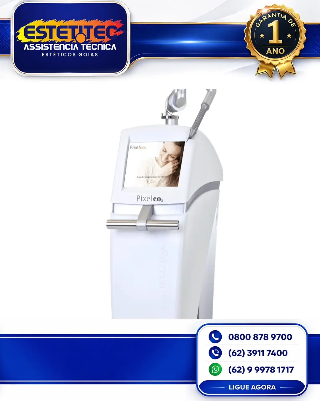 CONSERTO ALMA LASER PIXEL CO2 CUIABÁ
