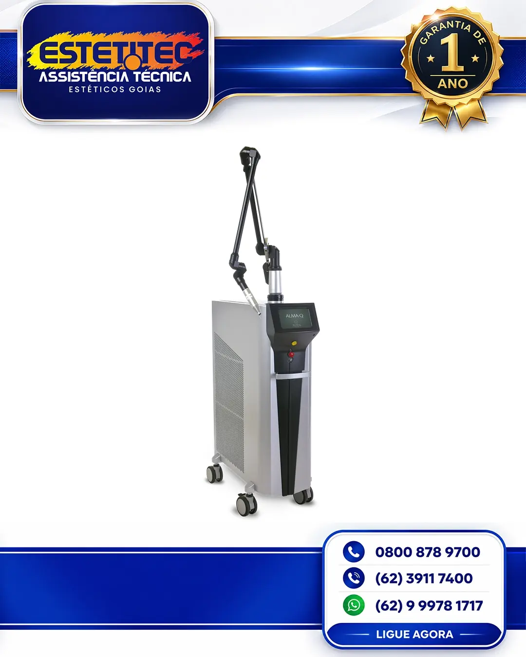 CONSERTO ALMA LASER Q PRO DISTRITO FEDERAL