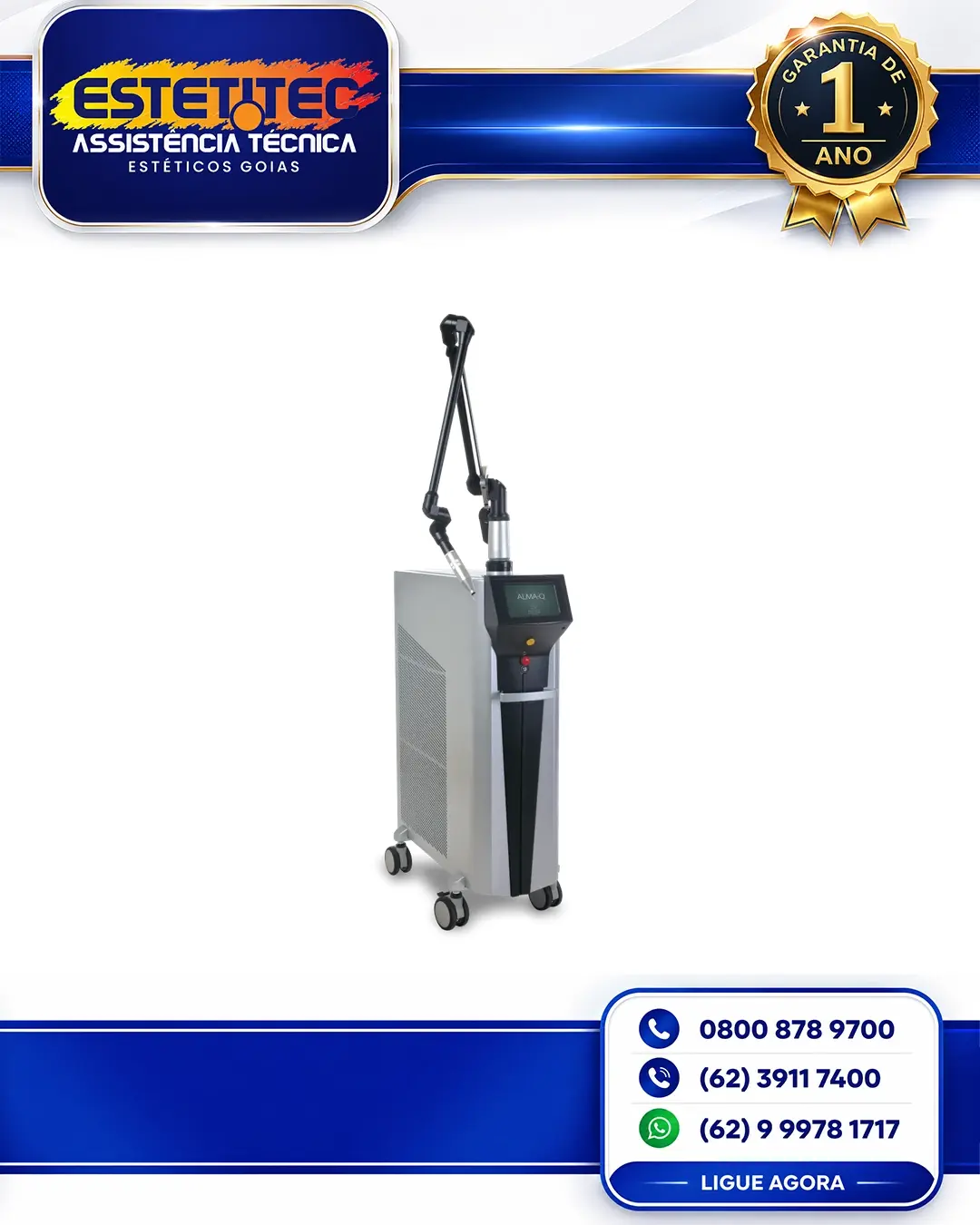 CONSERTO ALMA LASER Q SWITCH MATO GROSSO DO SUL