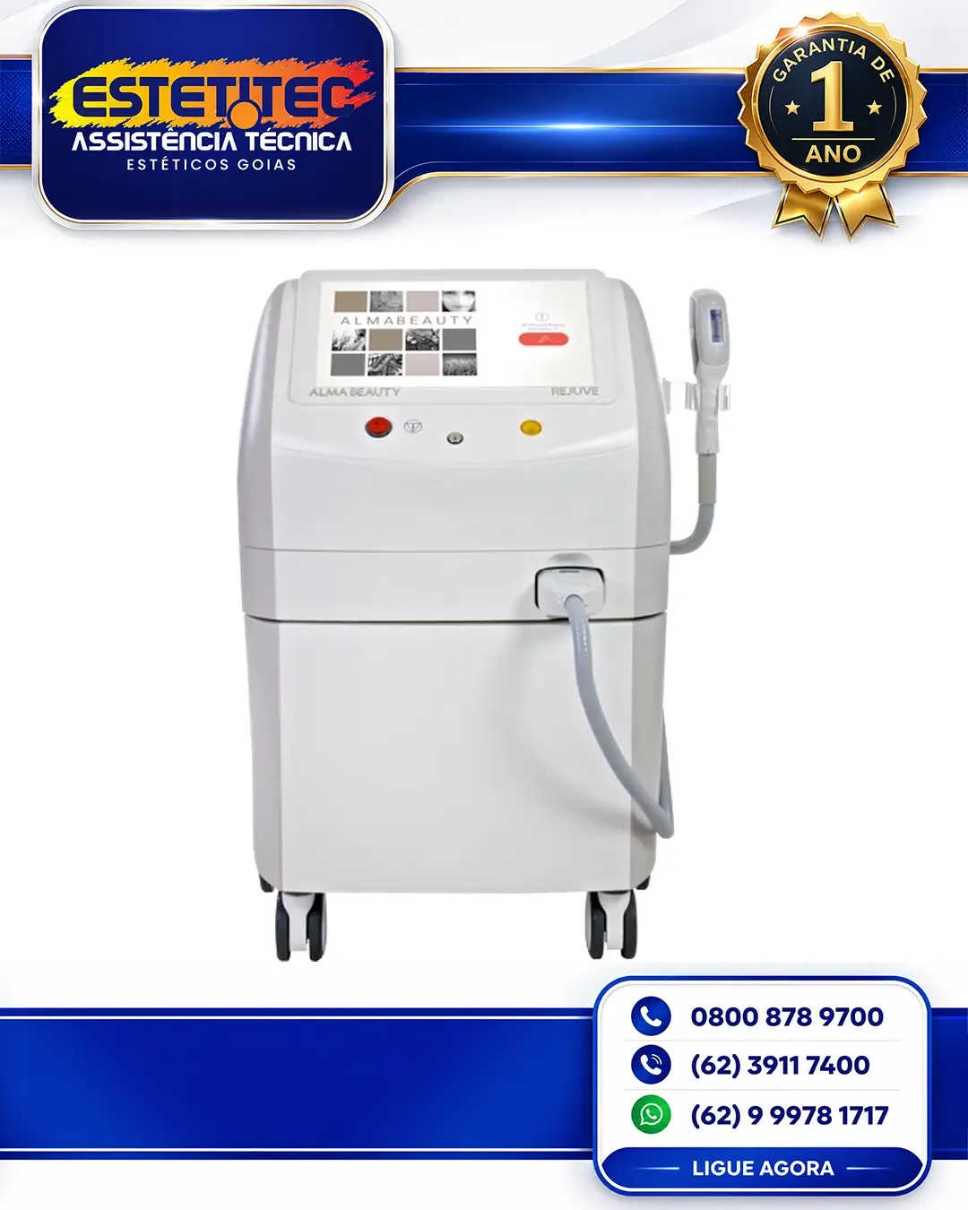CONSERTO ALMA LASER REJUVE BRASIL