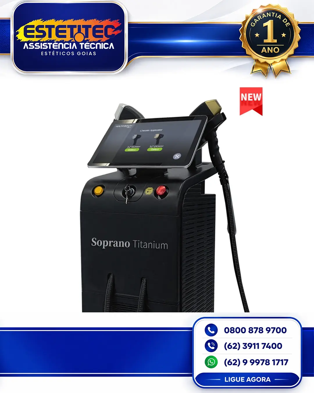 CONSERTO ALMA LASER SOPRANO TITANIUM SÃO PAULO