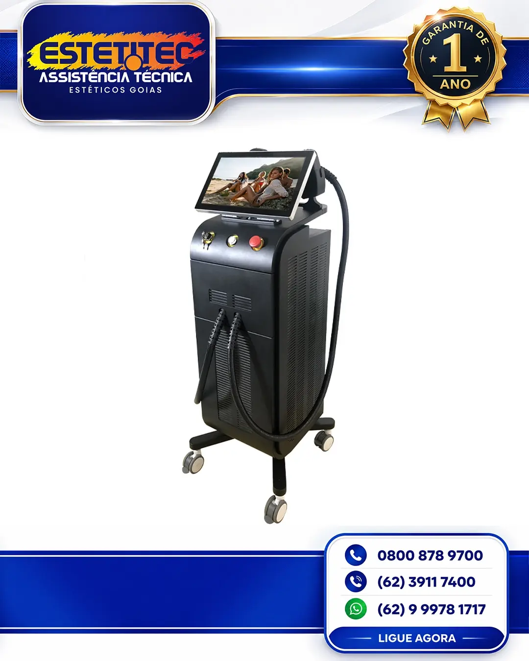 CONSERTO ALMA LASER SOPRANO TITANIUM XL FORTALEZA