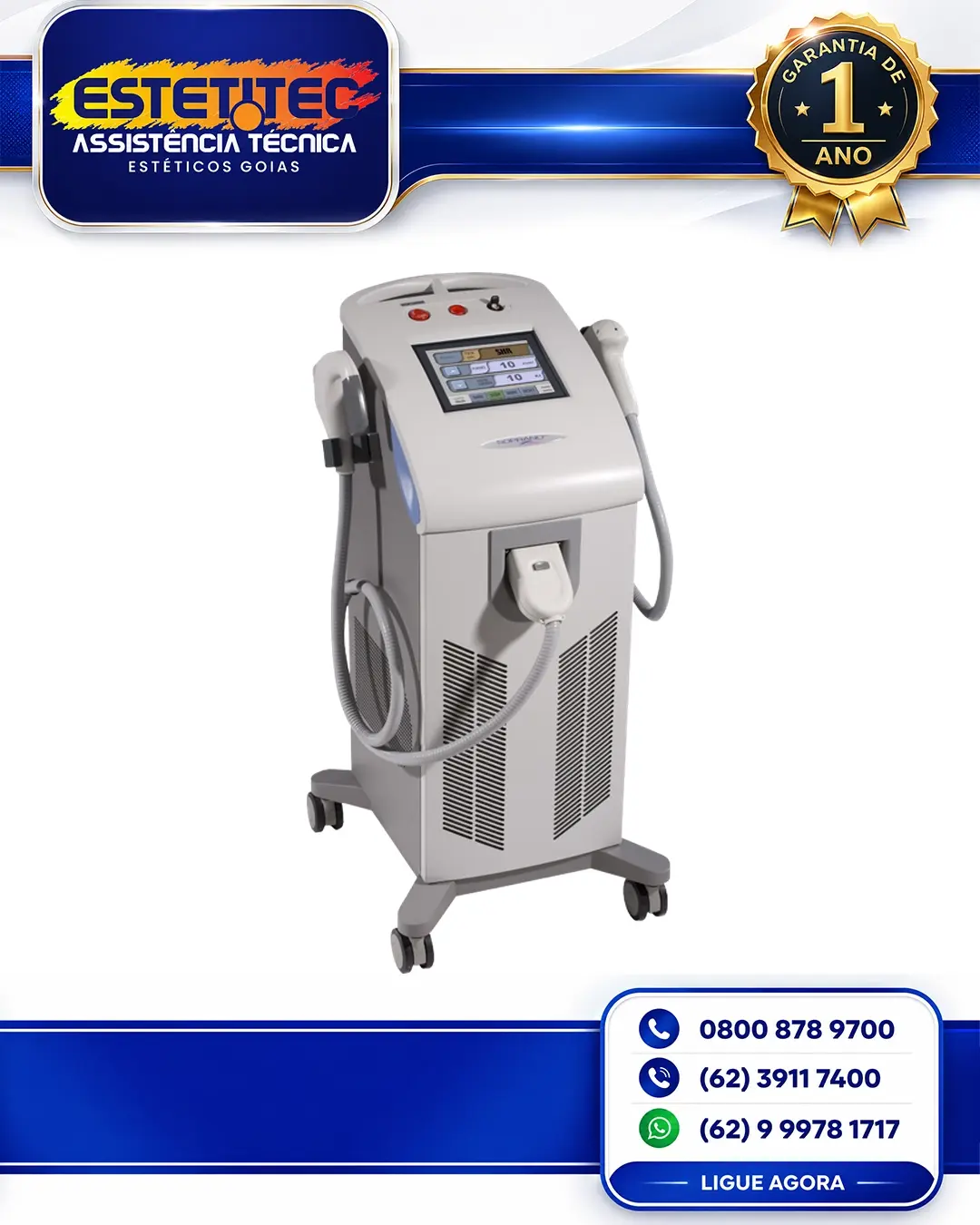 CONSERTO ALMA LASER SOPRANO XL CURITIBA