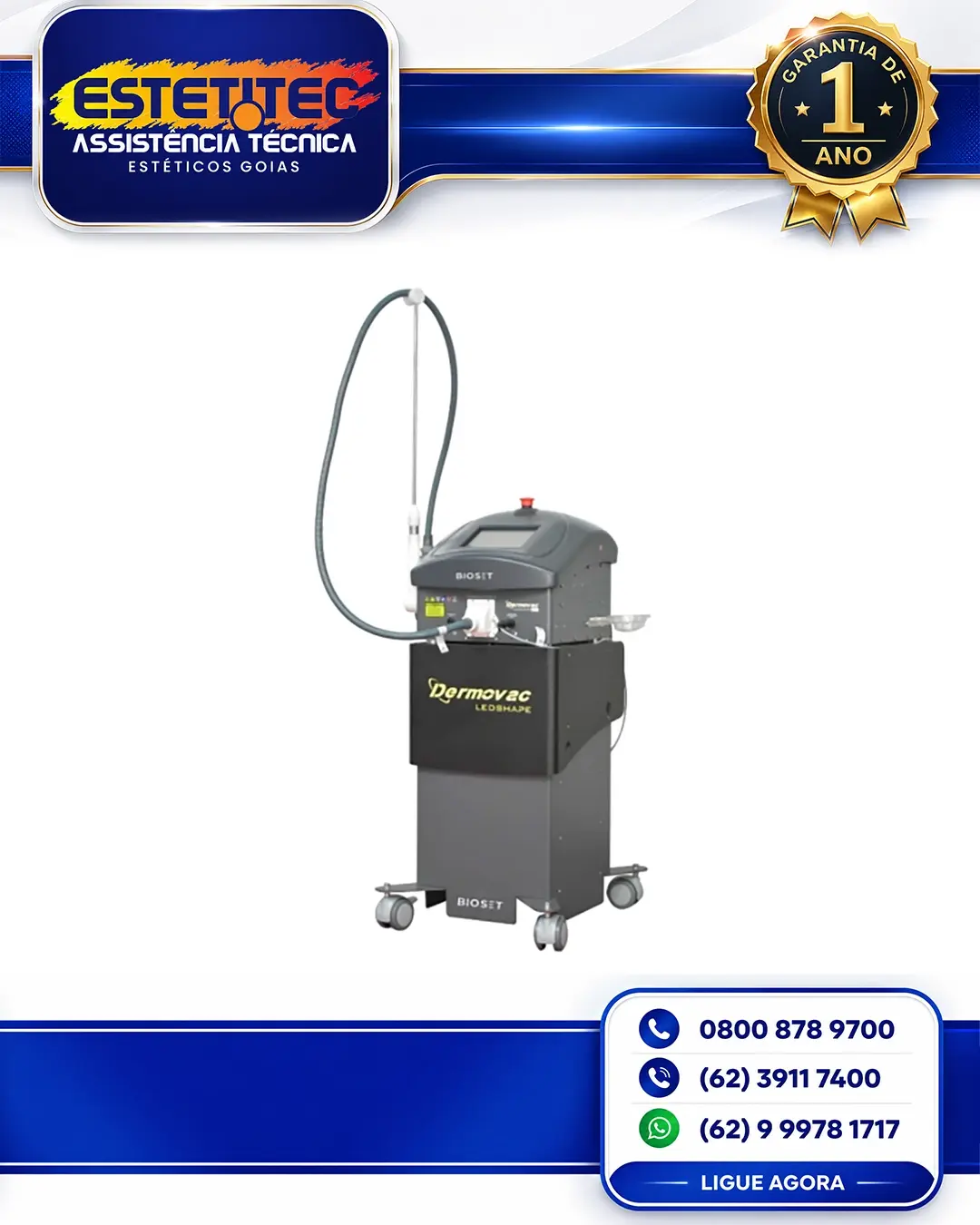 CONSERTO BIOSET DERMOVAC LEDSHAPE 21 MATO GROSSO