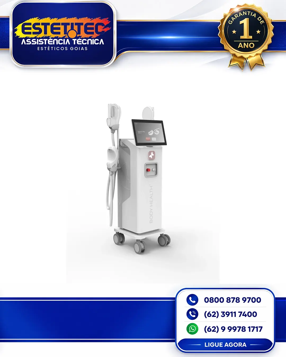CONSERTO BODY HEALTH BHS501 LASER CRYSTAL 3D PLUS BRASÍLIA