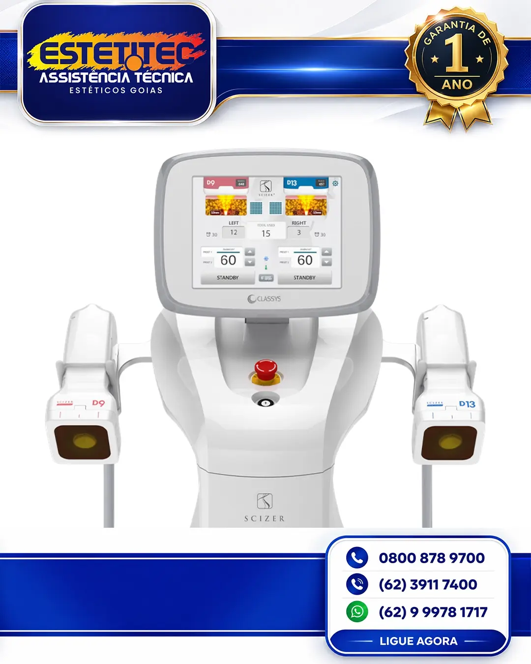 CONSERTO CLASSYS SCIZER GOIÂNIA