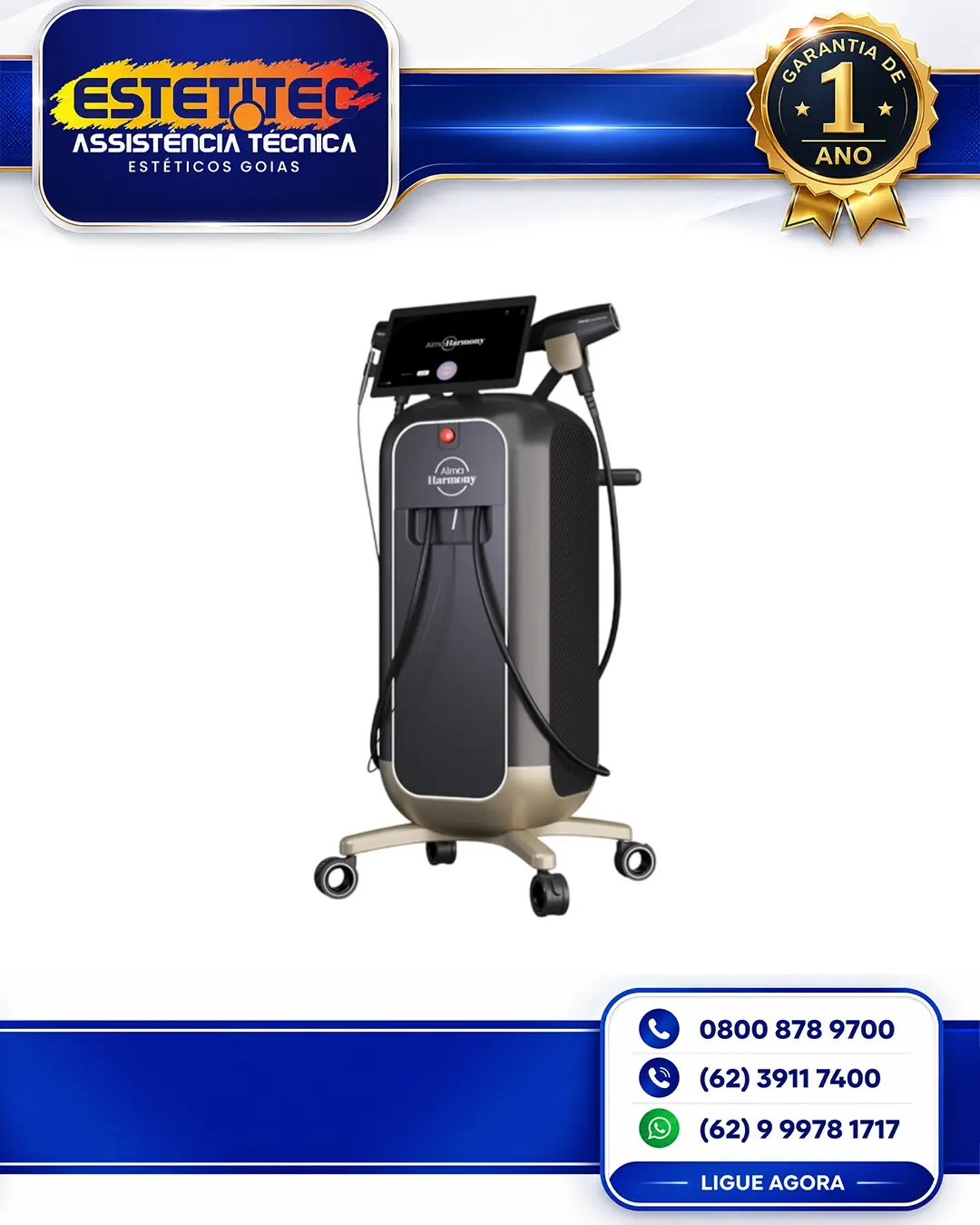 CONSERTO DE ALMA LASER HARMONY VASCULAR CURITIBA