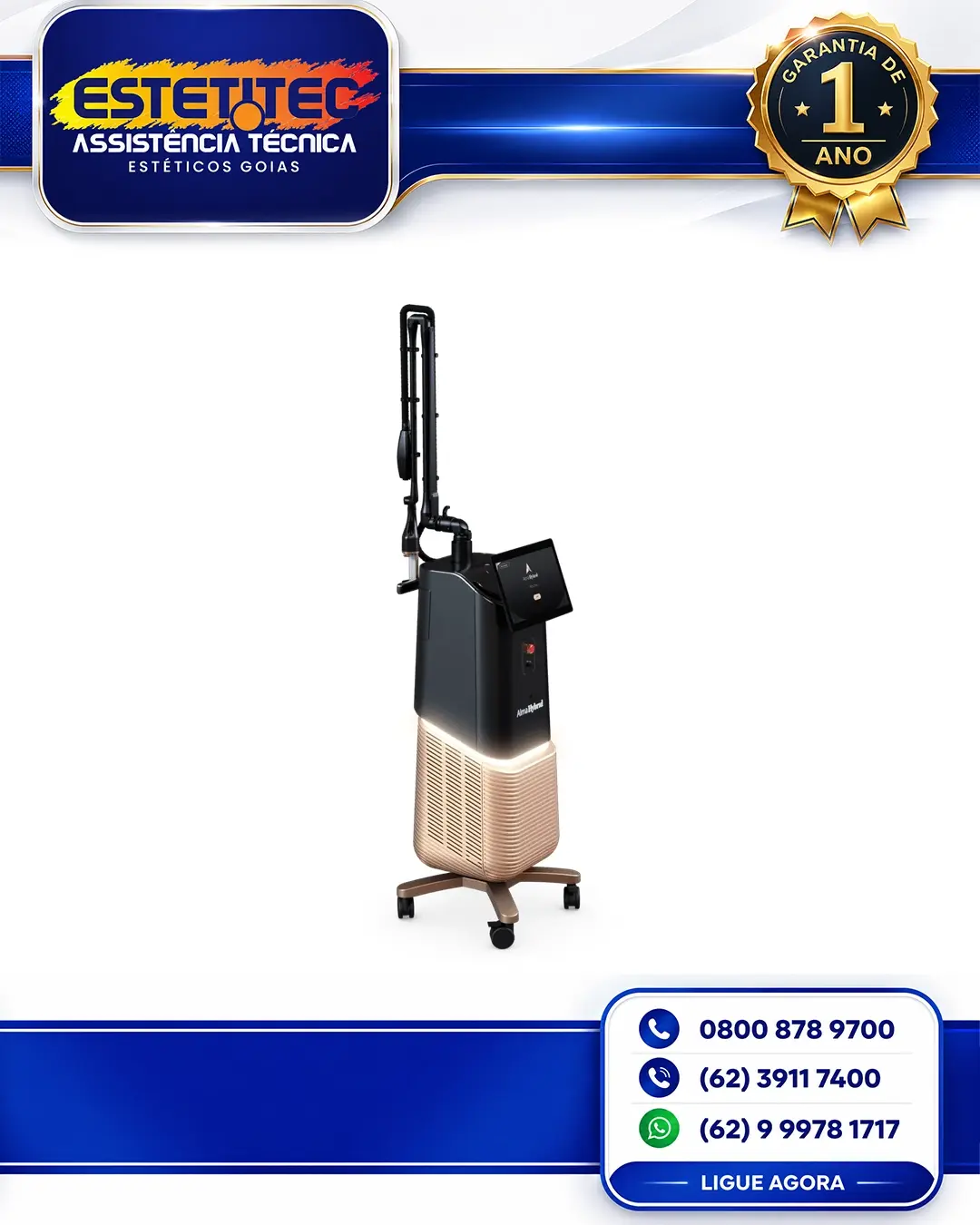 CONSERTO DE ALMA LASER HYGRID CO2 BRASÍLIA