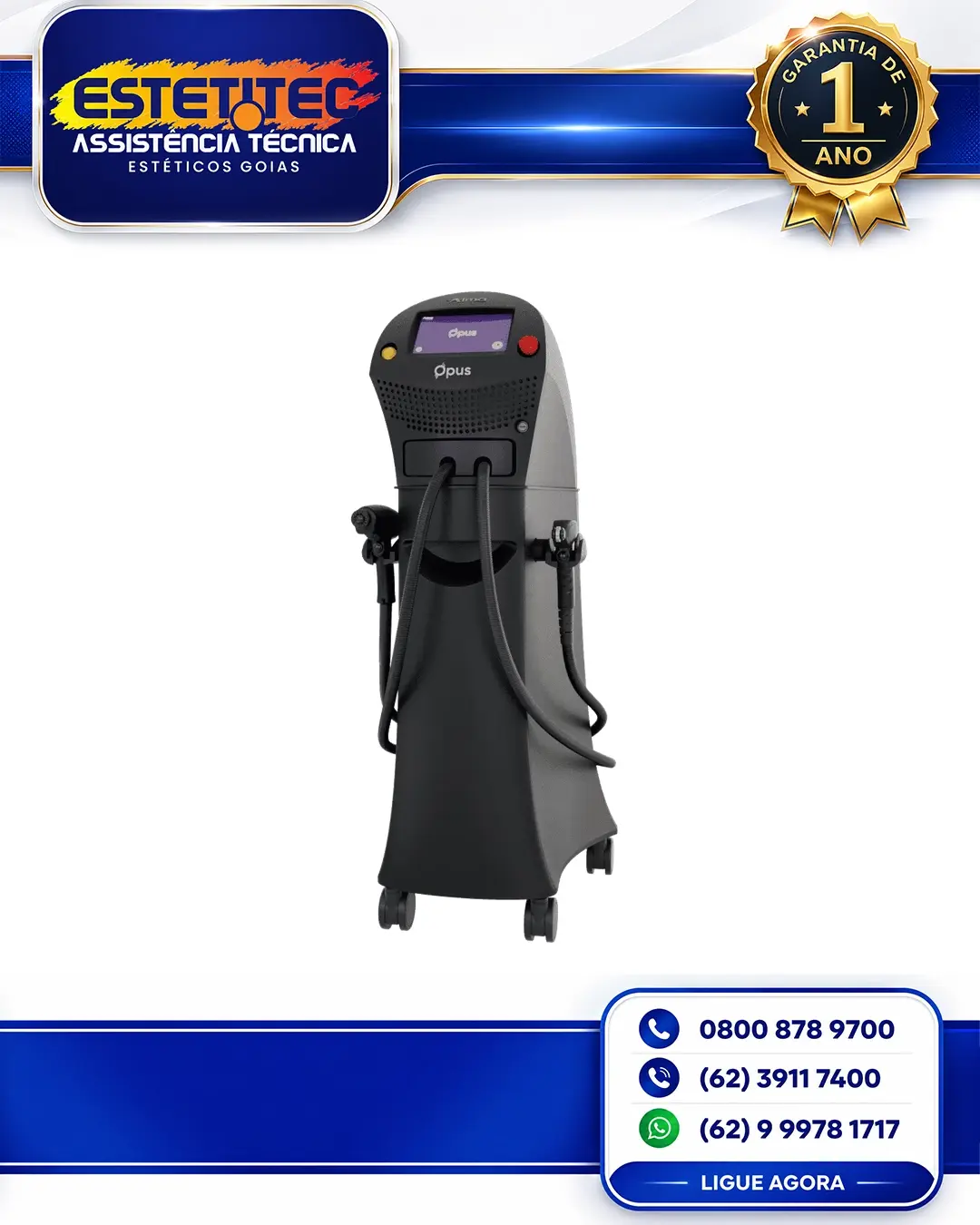 CONSERTO DE ALMA LASER OPUS PLASMA GLIDE CURITIBA