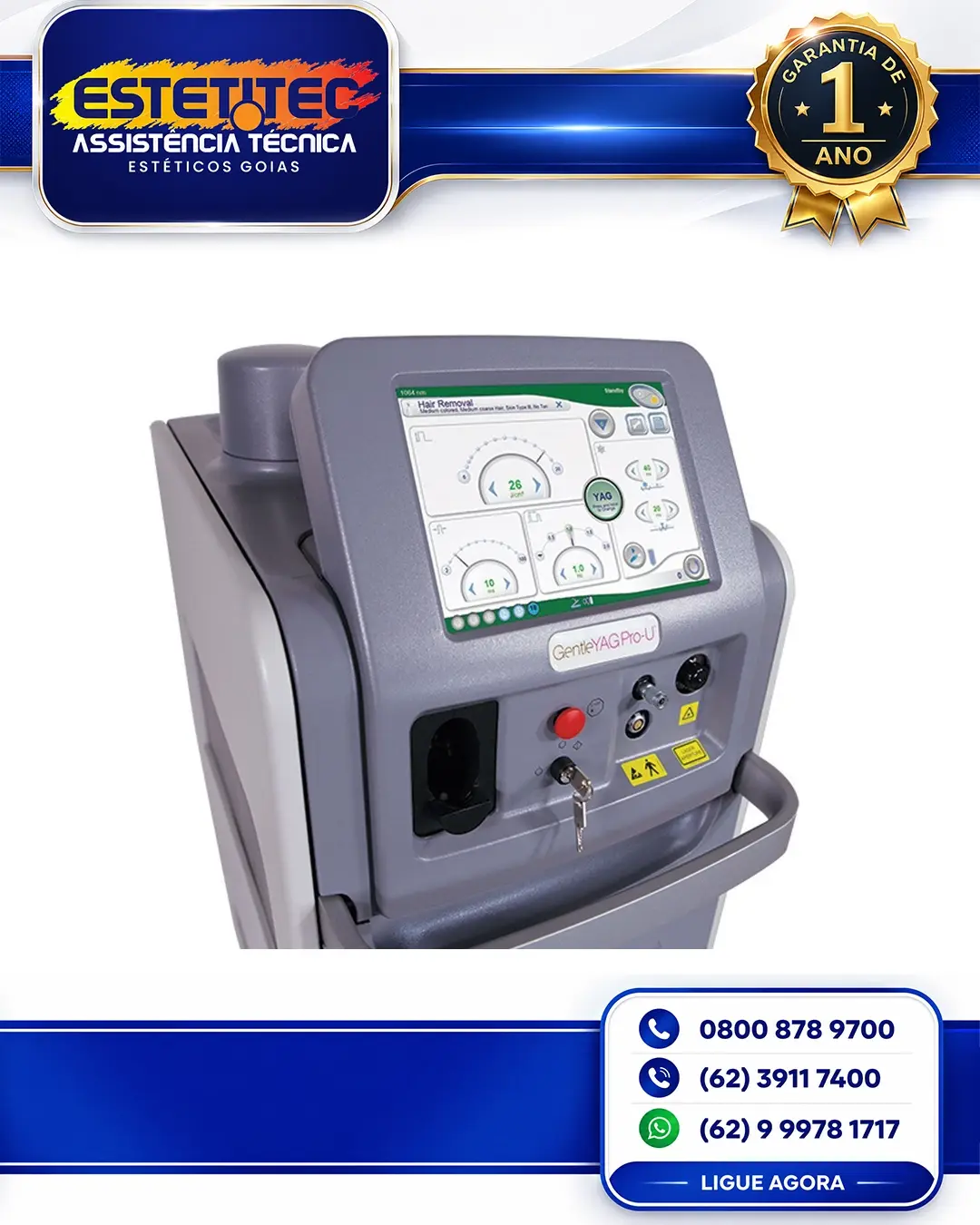 CONSERTO DE CANDELA GENTLEYAG PRO MATO GROSSO