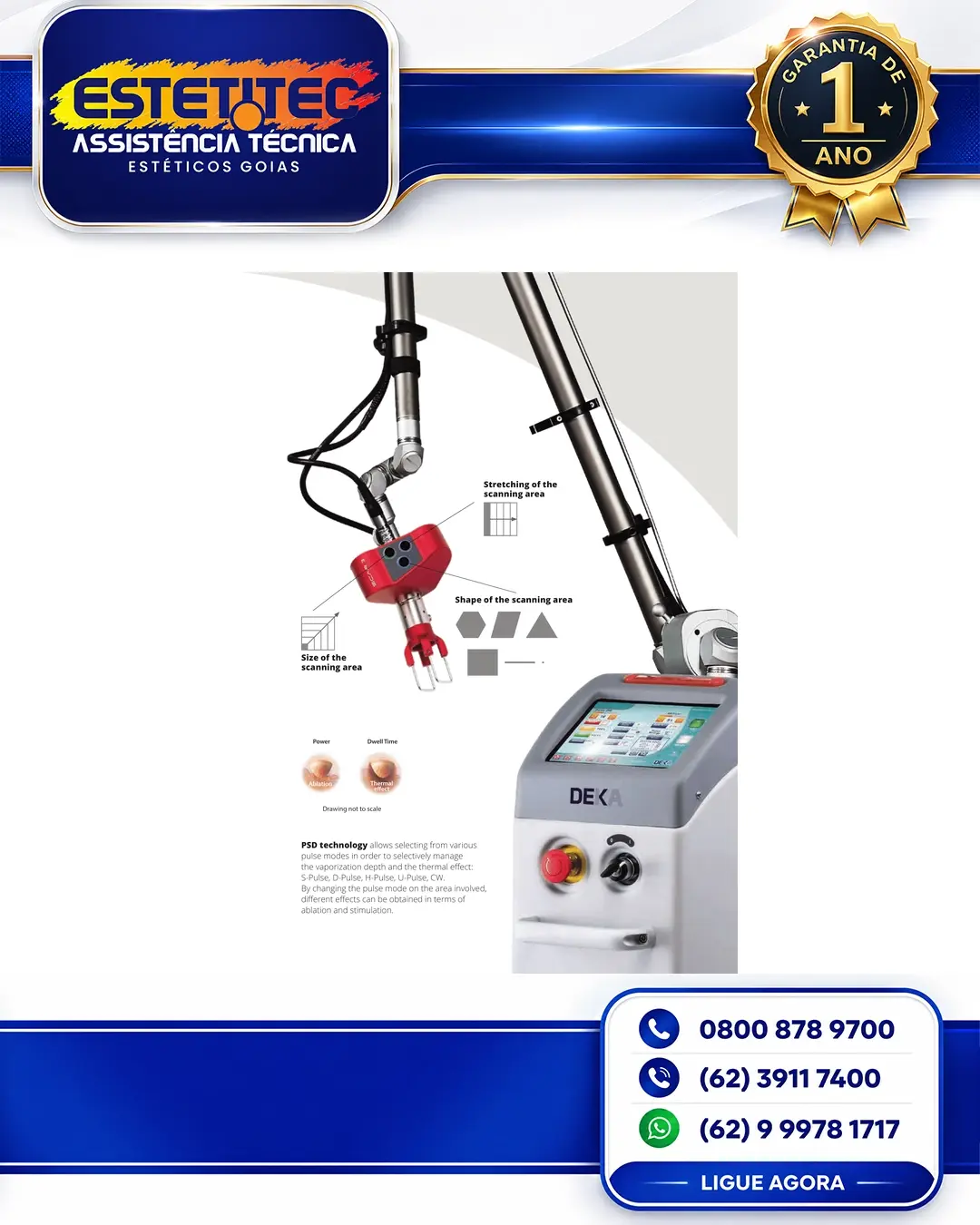 CONSERTO DE DEKA SMARTXIDE TOUCH CUIABÁ