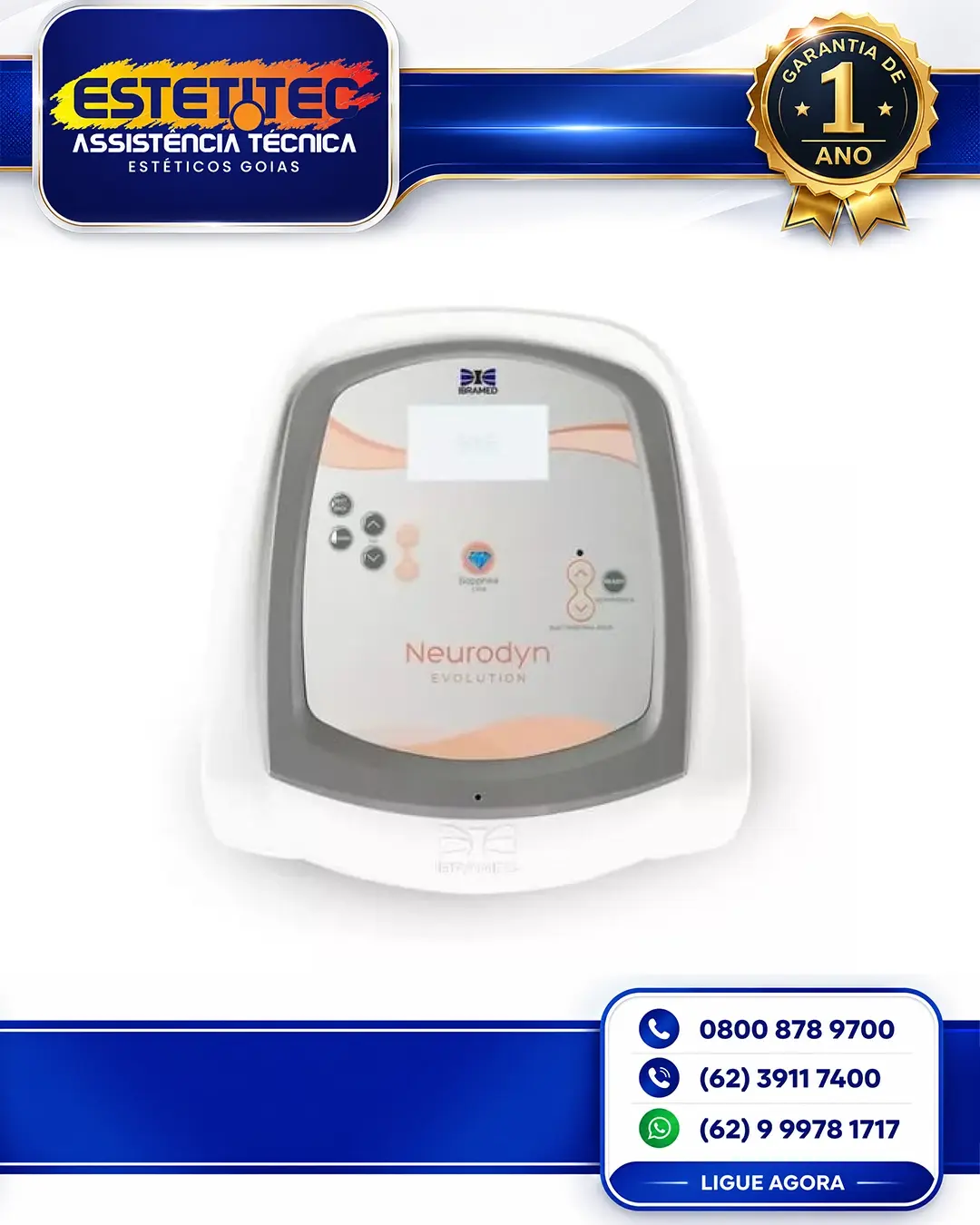 CONSERTO IBRAMED NEURODYN SÃO PAULO