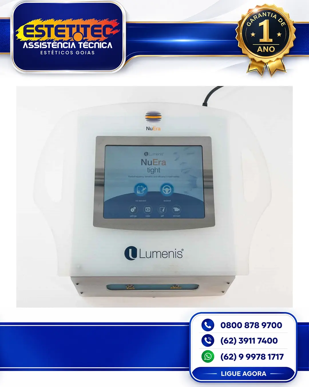 CONSERTO LUMENIS NUERA TIGHT CURITIBA