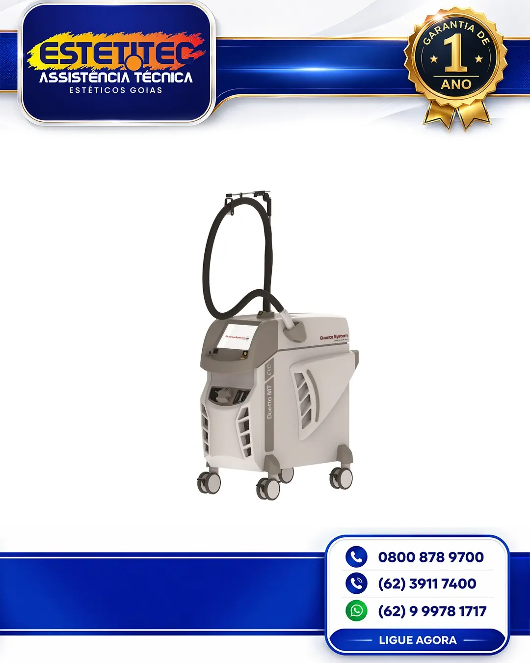 CONSERTO QUANTA SYSTEM DUETTO MT FLORIANÓPOLIS