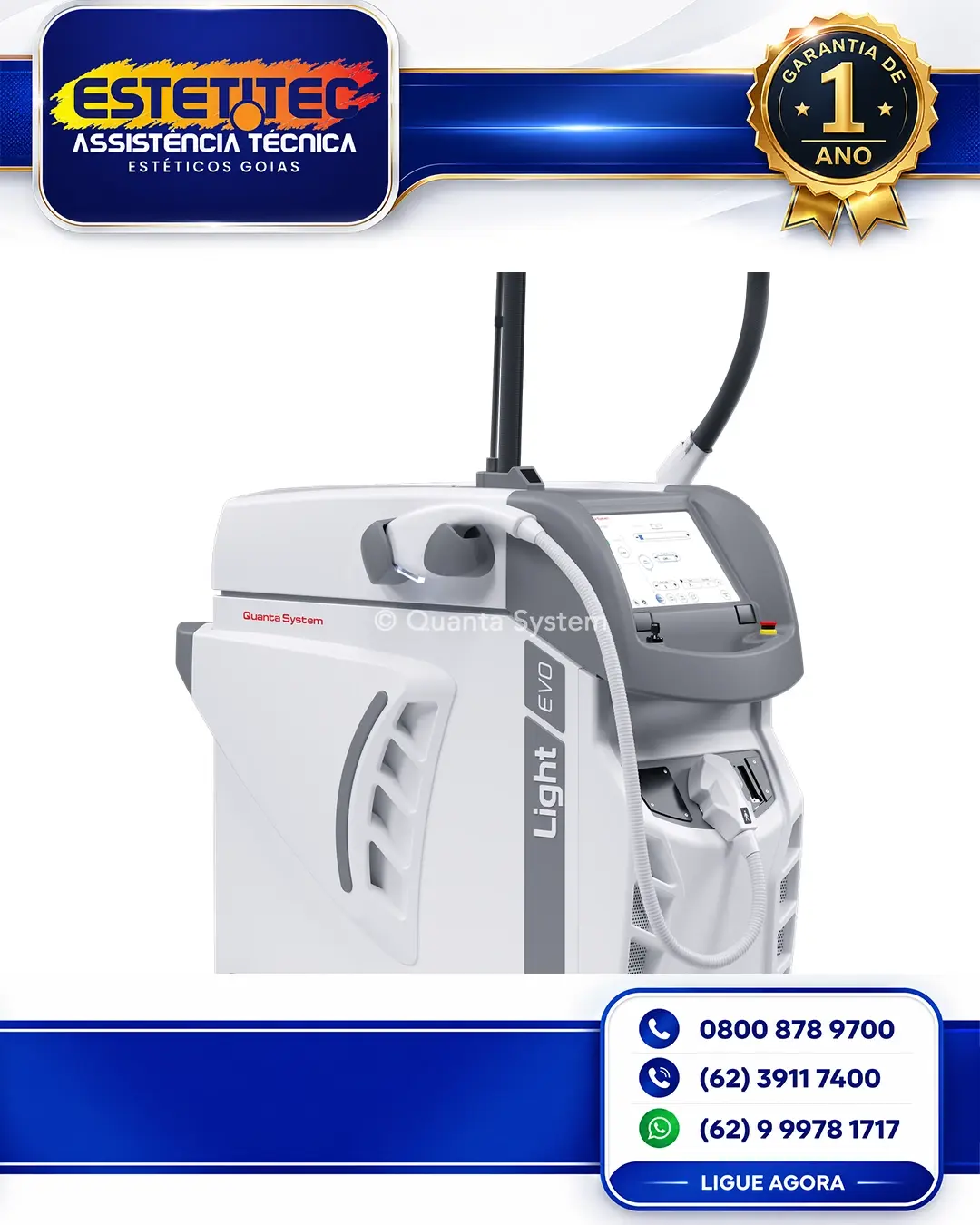 CONSERTO QUANTA SYSTEM LIGHT EVO FORTALEZA