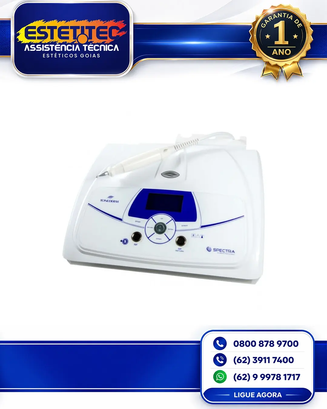 CONSERTO TONEDERM SPECTRA GOIÂNIA