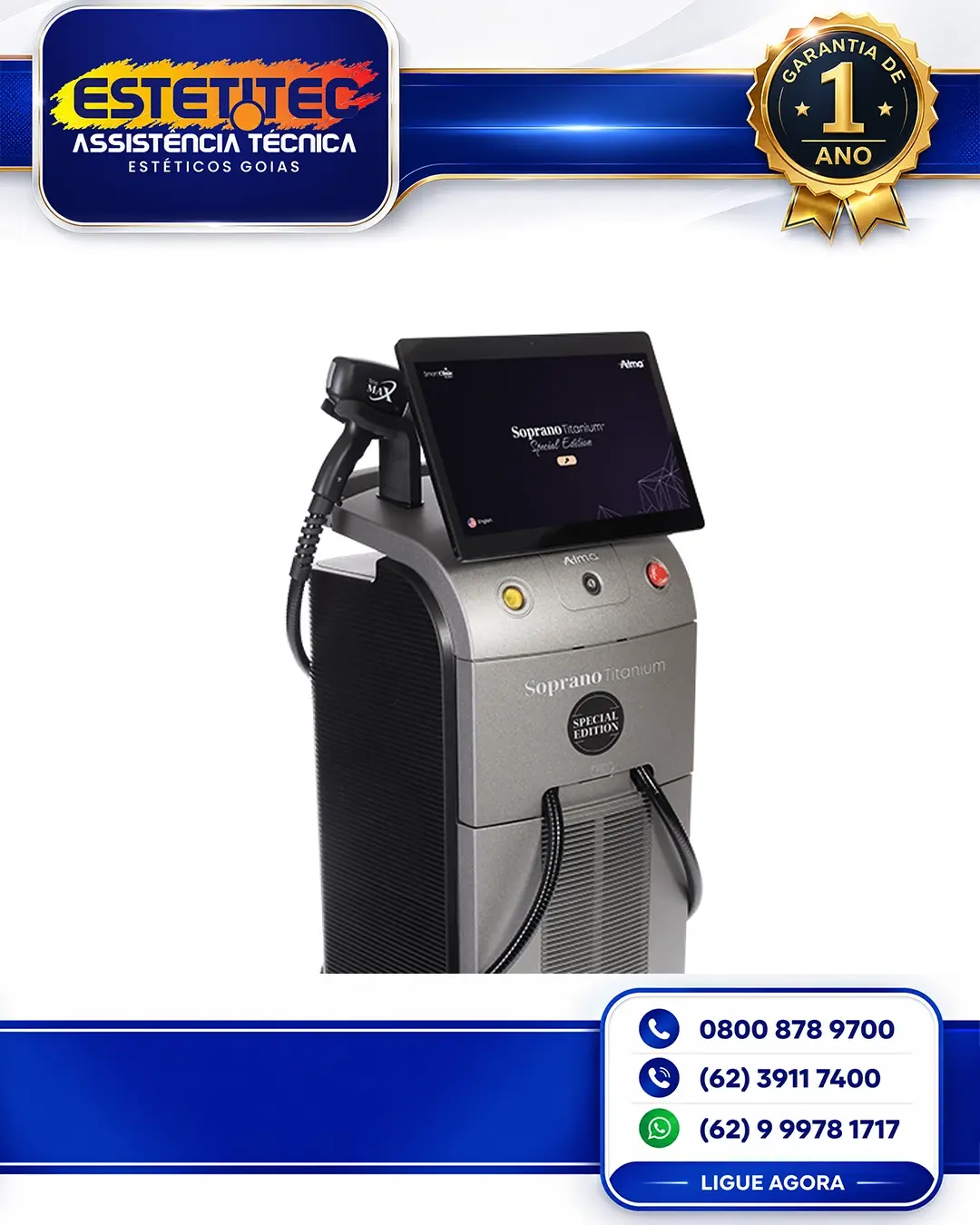 ESPECIALIZADA ALMA LASER SOPRANO TITANIUM DUO MATO GROSSO DO SUL