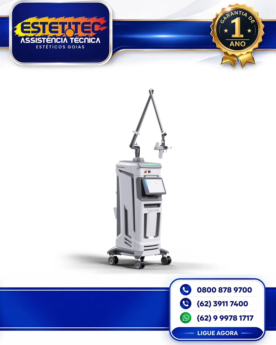 ESPECIALIZADA QUANTA SYSTEM YOULASER PRIME SANTA CATARINA