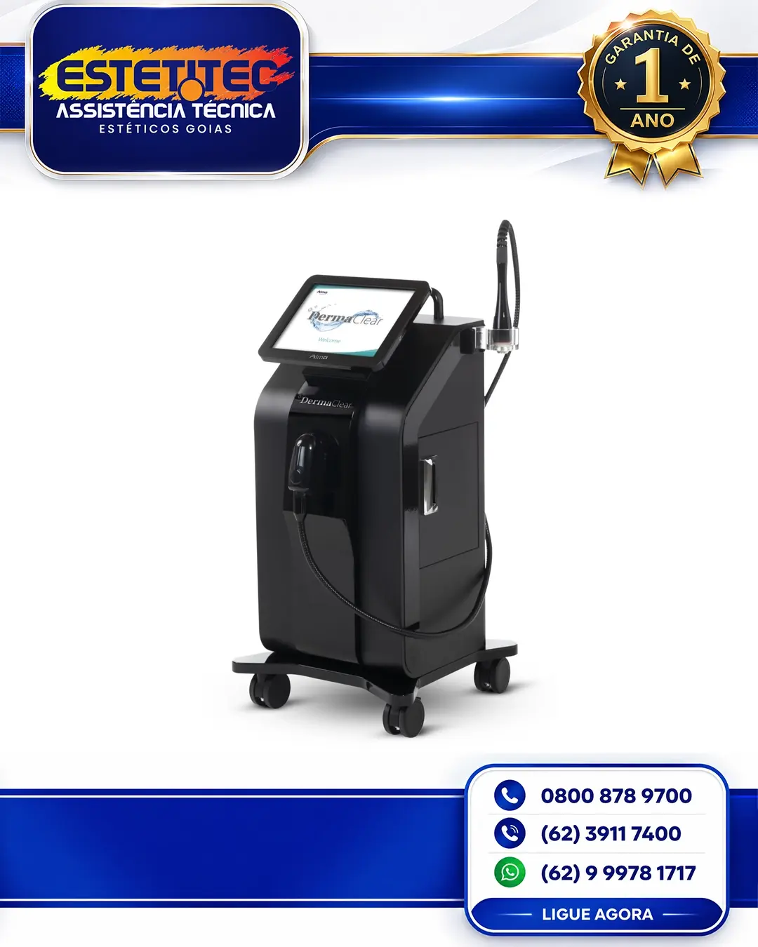 MANUTENÇÃO ALMA LASER DERMA CLEAR MATO GROSSO DO SUL