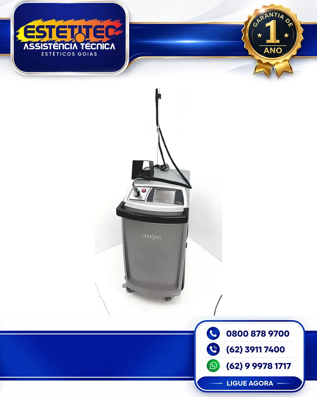 MANUTENÇÃO CYNOSURE CYNERGY CURITIBA