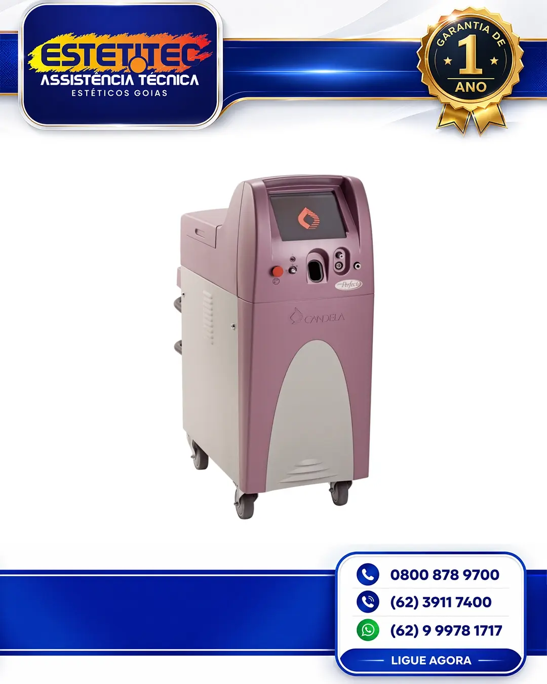 MANUTENÇÃO DE CANDELA VBEAM PERFECTA GOIÂNIA