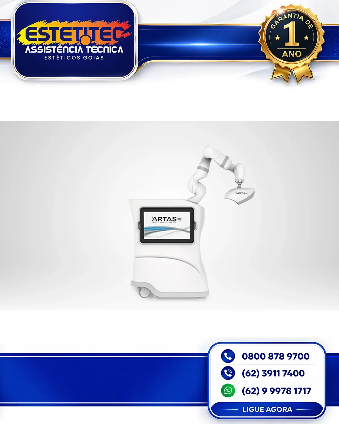 MANUTENÇÃO ESPECIALIZADA VENUS CONCEPT ARTAS BRASÍLIA