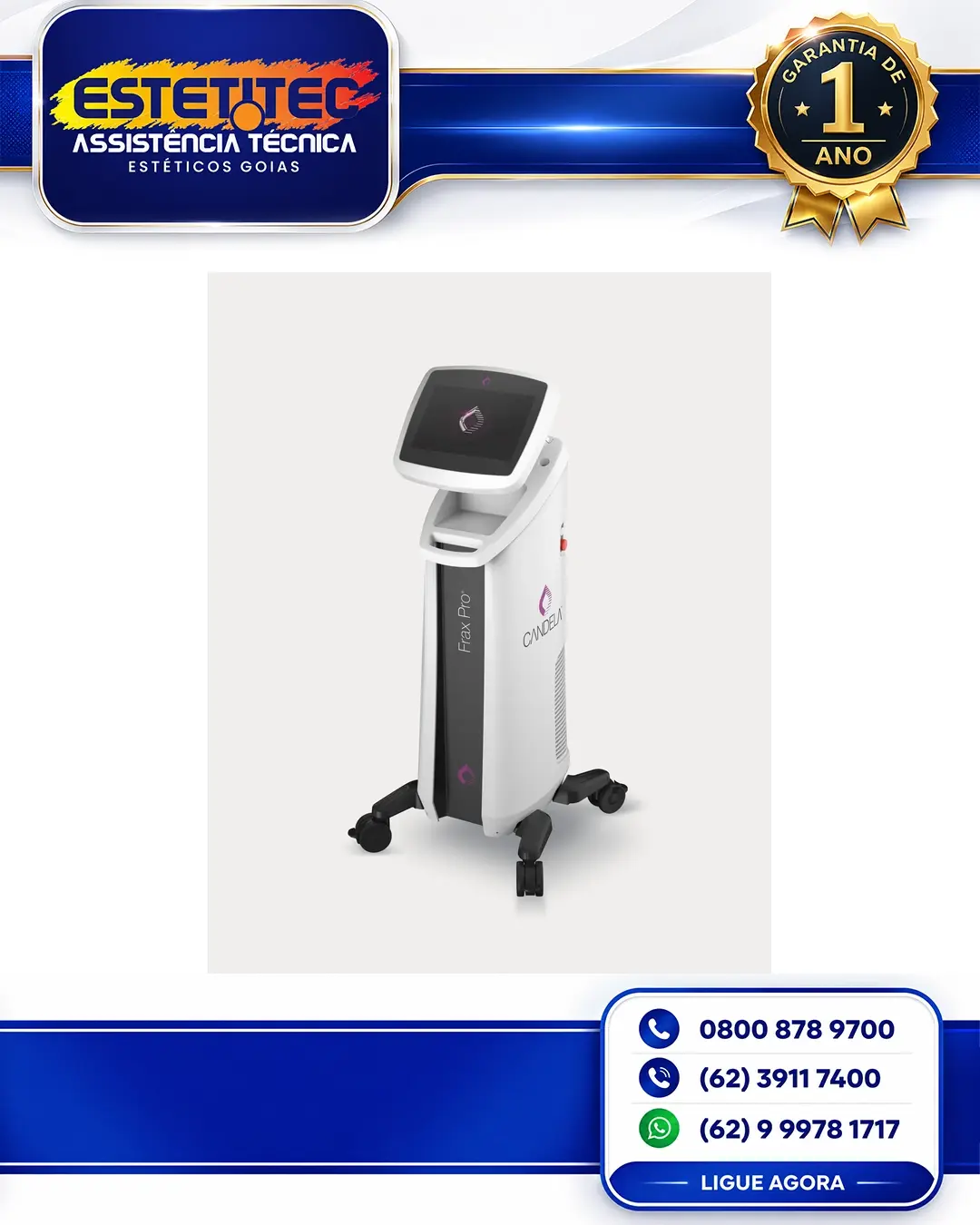 MANUTENÇÃO PREVENTIVA CANDELA FRAX PRO PARANÁ