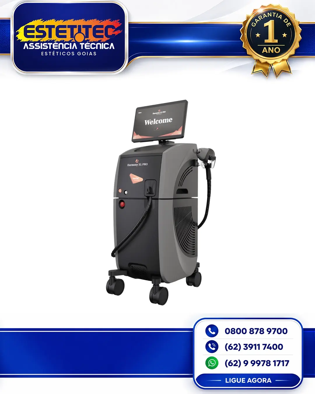 REPARO ALMA LASER HARMONY DYE VL SANTA CATARINA