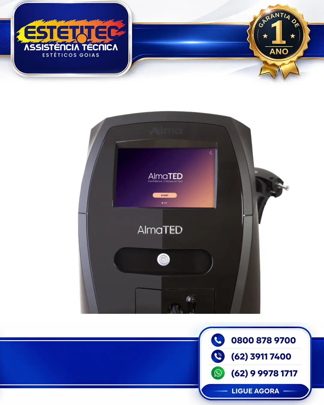 REPARO ALMA LASER TED+ CUIABÁ