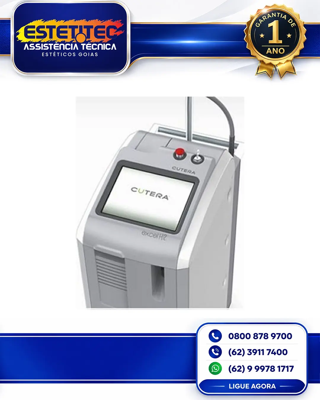 REPARO CUTERA EXCEL HR MATO GROSSO DO SUL