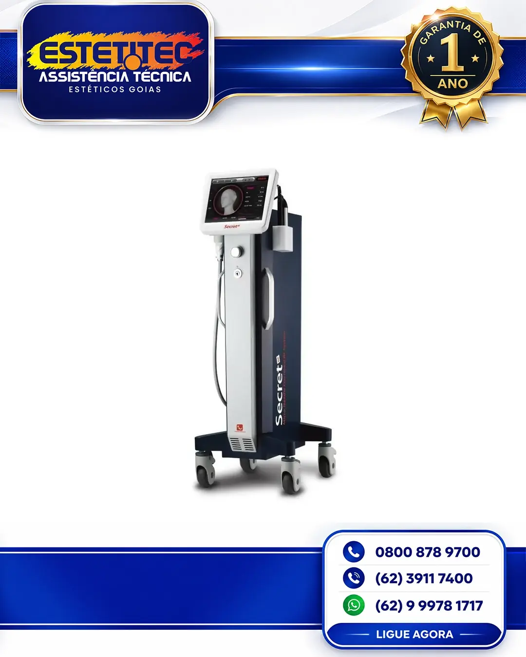 REPARO CUTERA SECRET RF NO BRASIL