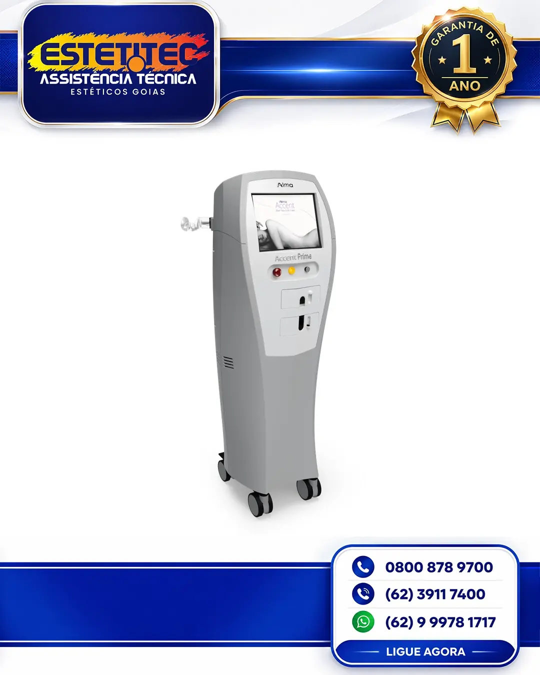 REPARO DE ALMA LASER ACCENT PRIME MATO GROSSO