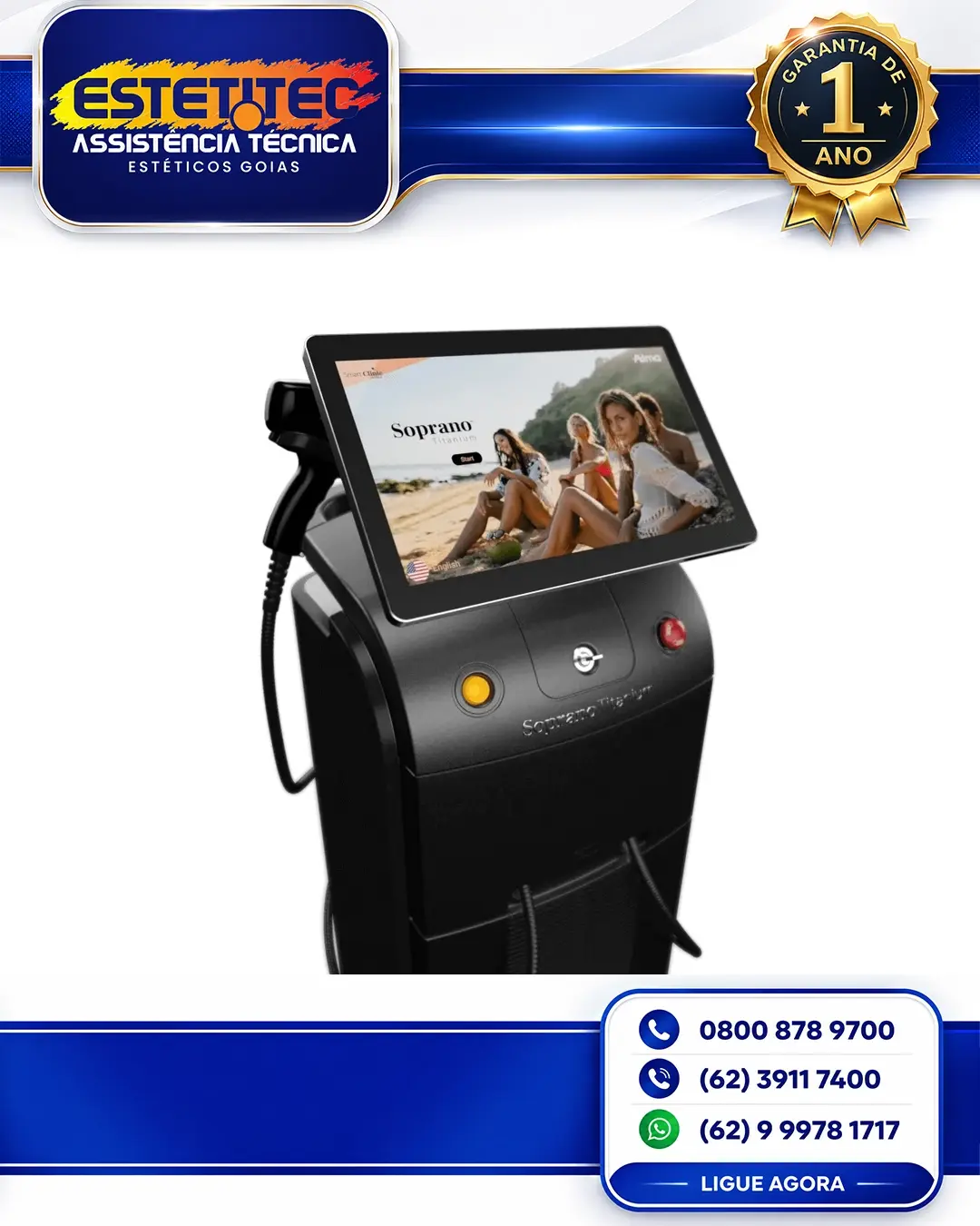 REPARO DE ALMA LASER SOPRANO SÃO PAULO