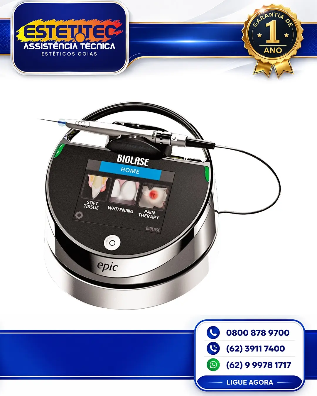REPARO DE BIOLASE EZLASE GOIÁS