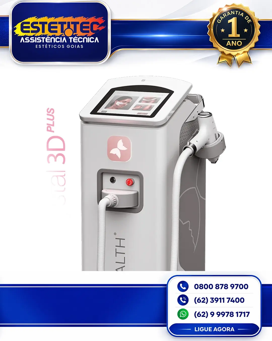 REPARO DE BODY HEALTH LASER CRYSTAL 3D PLUS SÃO PAULO