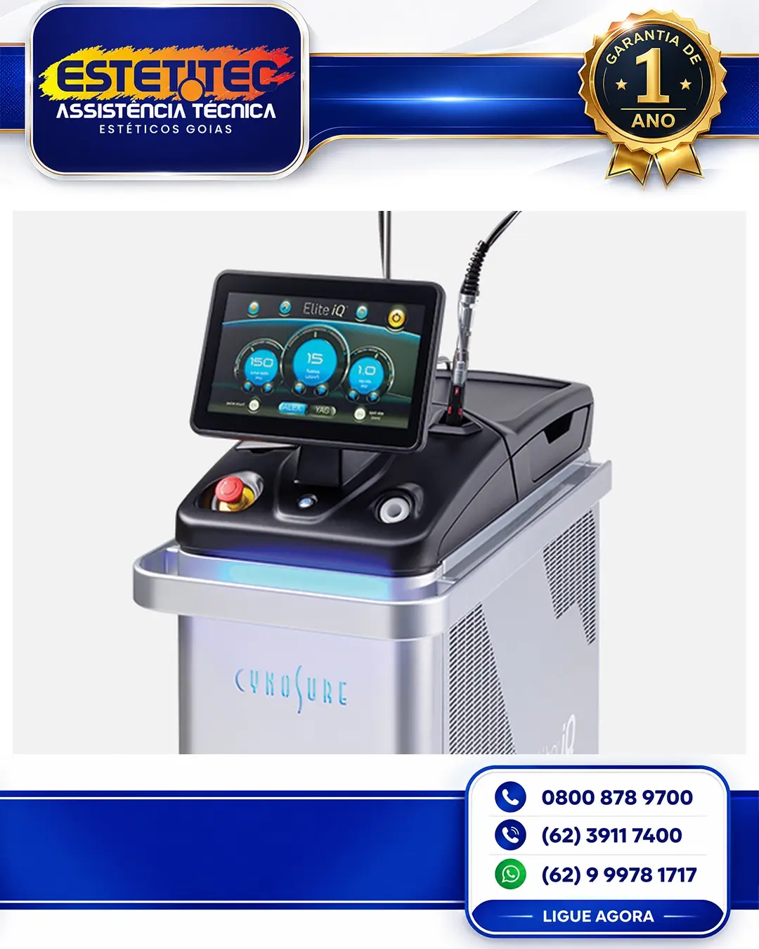 REPARO DE CYNOSURE ELITE FORTALEZA
