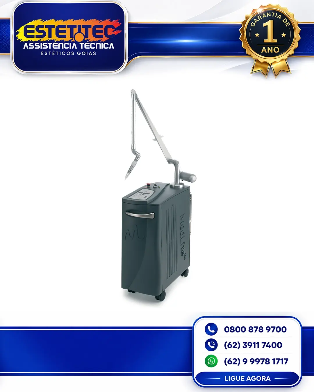 REPARO DE CYNOSURE MEDLITE GOIÂNIA
