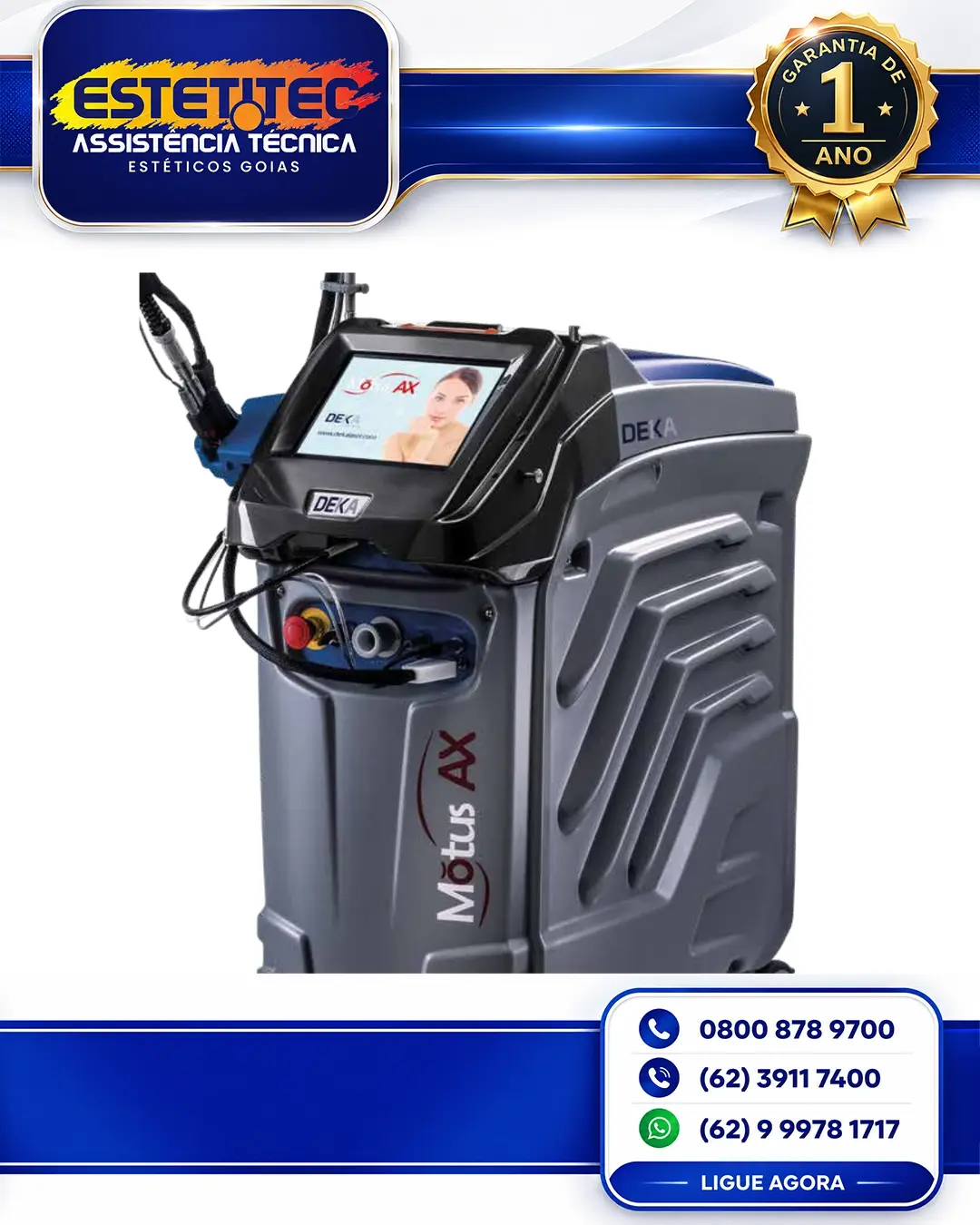 REPARO DE DEKA MOTUS AX PORTO ALEGRE