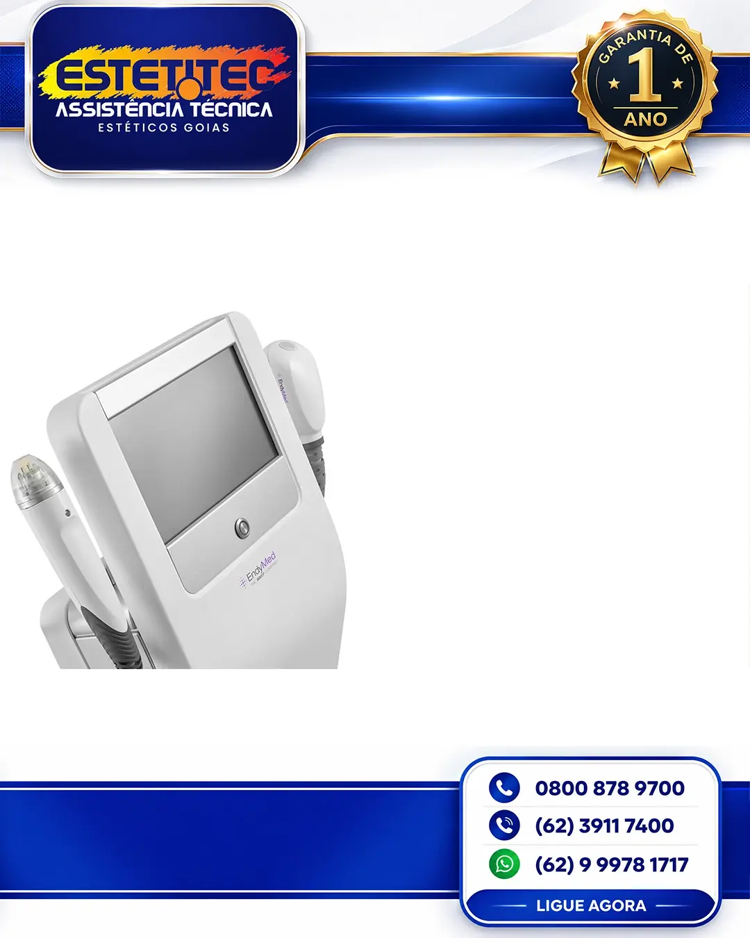REPARO DE ENDYMED NEWA BRASIL
