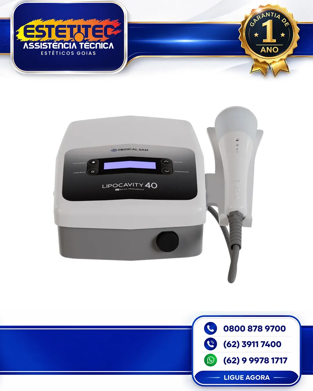 REPARO DE MEDICAL SAN LIPOCAVITY NEW FLORIANÓPOLIS
