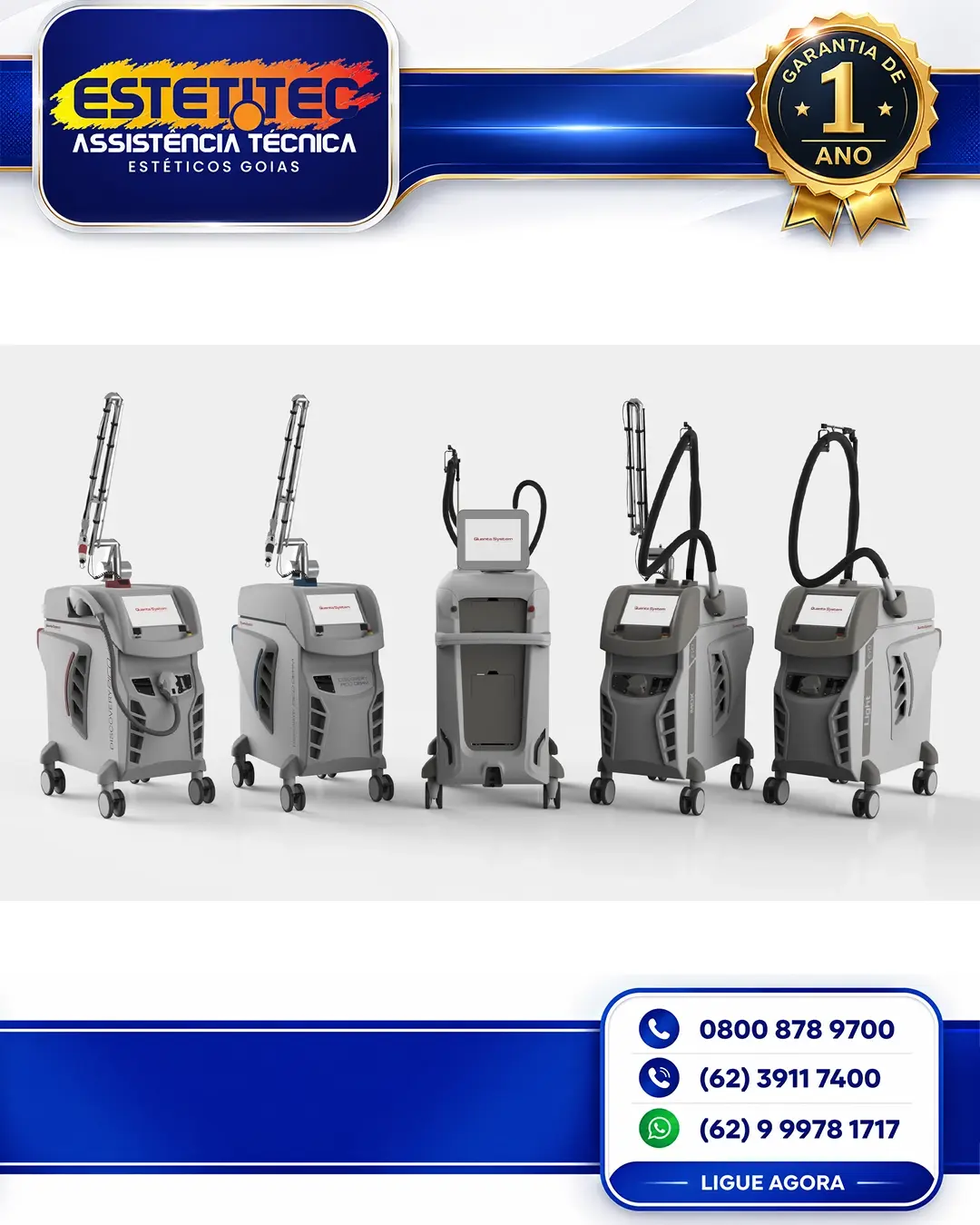 REPARO QUANTA SYSTEM EVO LIGHT 4V RIO DE JANEIRO