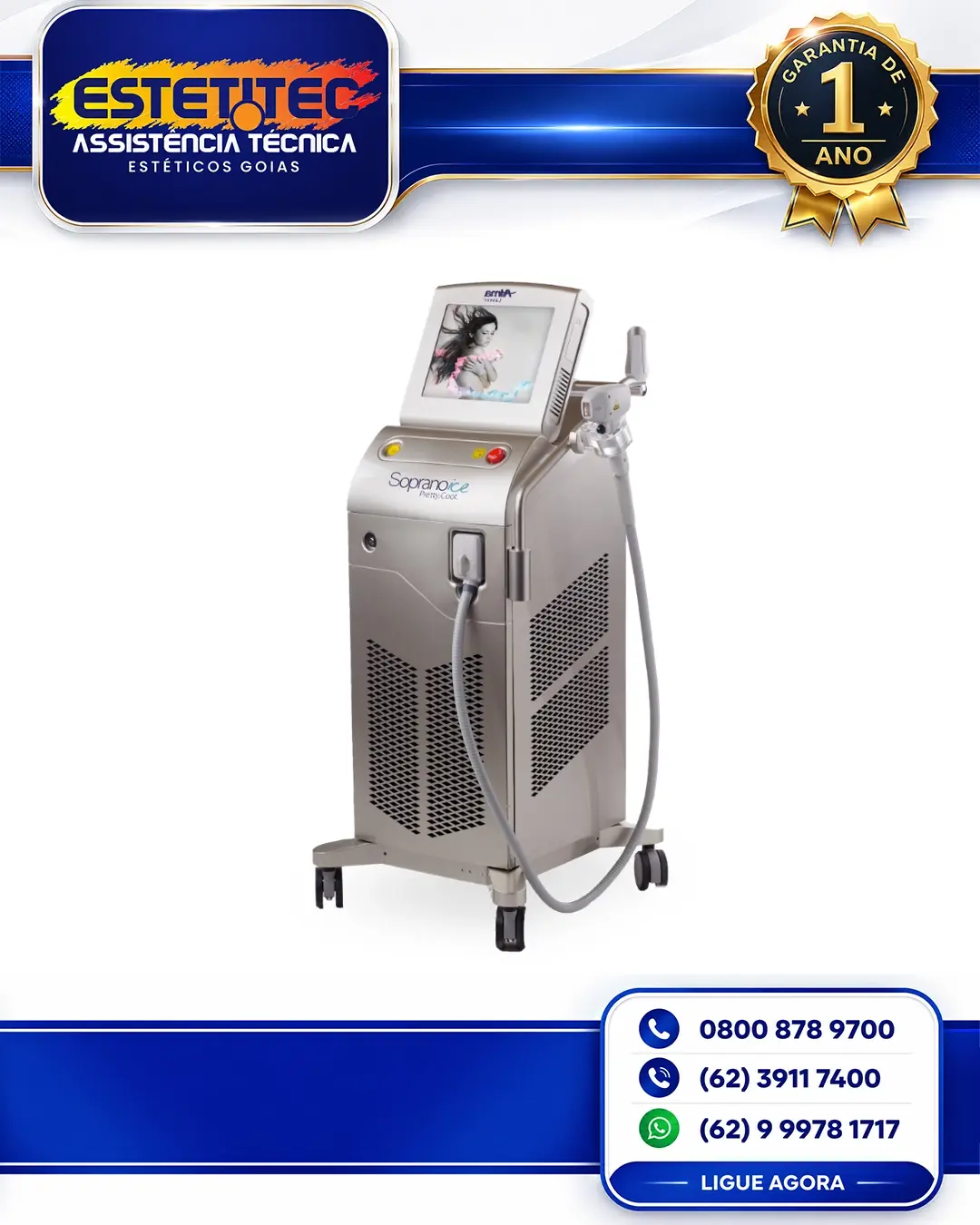 SUPORTE TÉCNICO ALMA LASER SOPRANO ICE SPECIAL EDITION MATO GROSSO