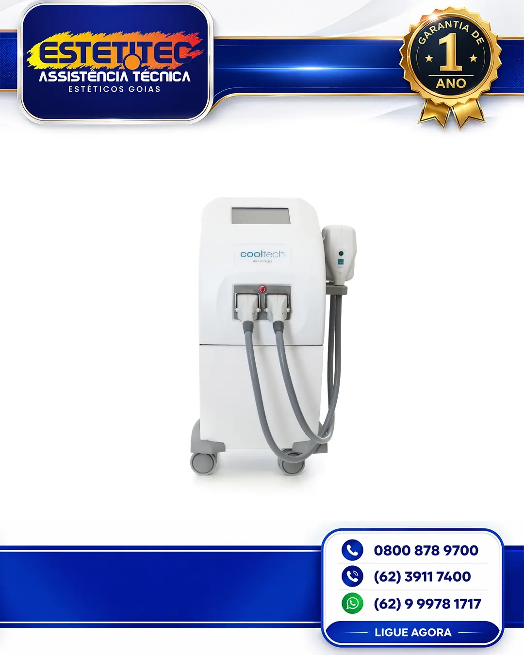 SUPORTE TÉCNICO COCOON MEDICAL PRIMELASE HR CUIABÁ