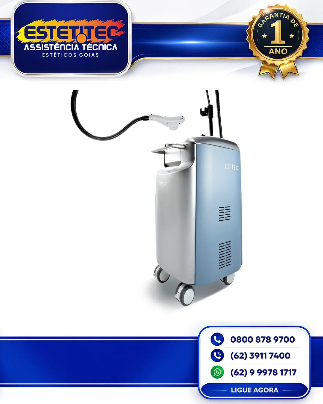 SUPORTE TÉCNICO JEISYS CELLEC V NO BRASIL