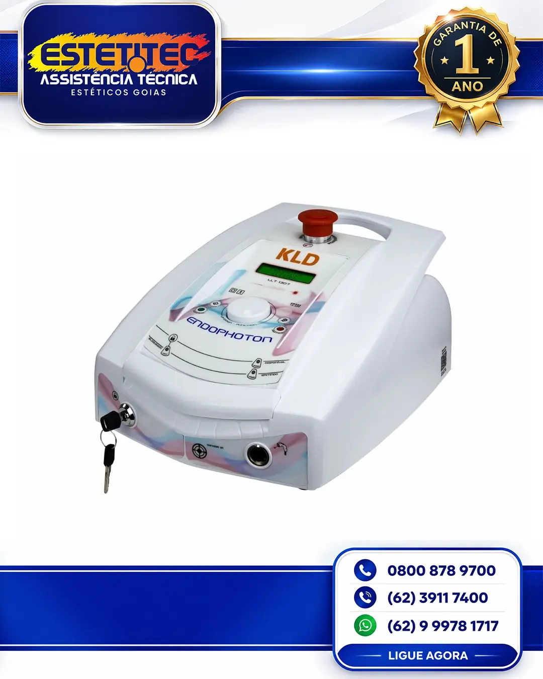 SUPORTE TÉCNICO KLD ENDOPHOTON LITE 808 CURITIBA