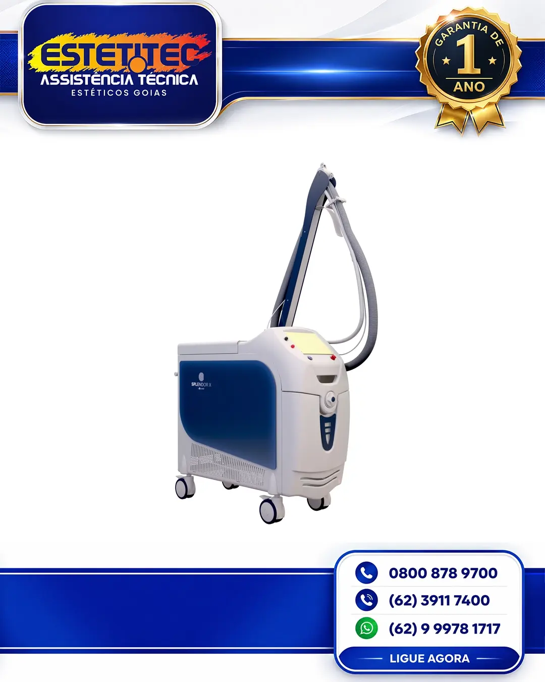 SUPORTE TÉCNICO LUMENIS SPLENDOR X FORTALEZA