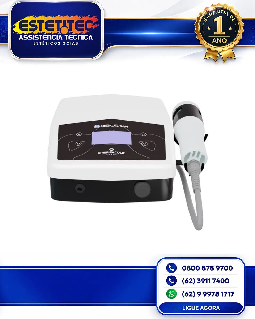 SUPORTE TÉCNICO MEDICAL SAN ETHERNIA COLD TEKAH CUIABÁ